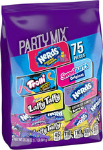 Seventy-five piece American imported assorted candy bag for party favors