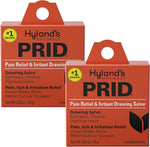 Hylands Naturals PRID Drawing Salve two pack box front view for splinter relief