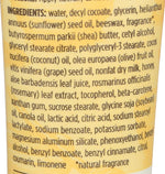 Burt's Bees 1 fluid ounce moisturizer back label
