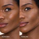 Charlotte Tilbury setting powder applicator and product texture