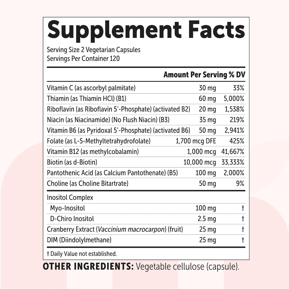 Micro Ingredients women wellness supplement bottle cap view