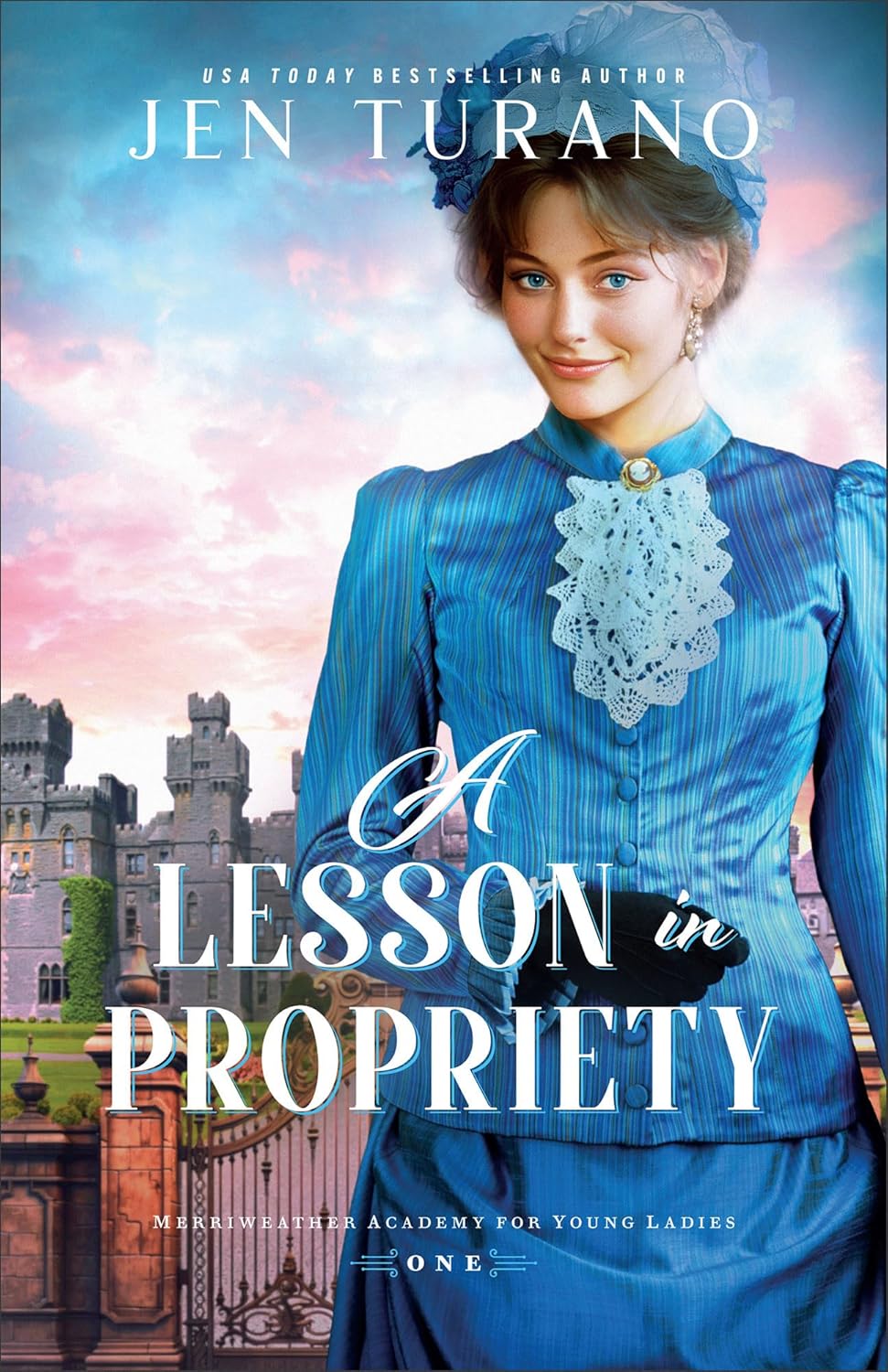 Jen Turano A Lesson in Propriety Book 1 Kindle Edition front cover historical fiction romance novel.