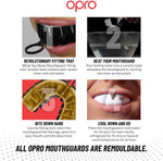 Opro moldable mouthguard with compression fitting tool