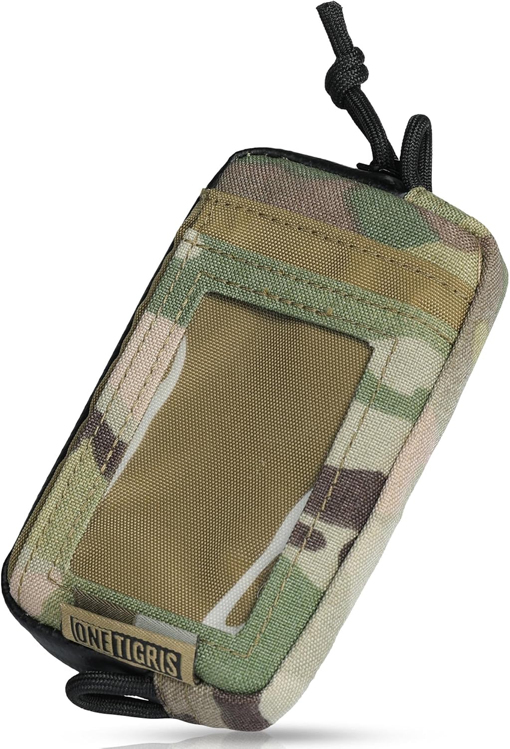 ONETIGRIS Tactical Front Pocket Wallet, Zipper Coin Pouch with ID Window | 500D Nylon Wallet, 4 Card Slots, Waterproof Zippers, Compat Cash Bag, Minimalist Cards Organizer Wallet for Women & Men - Image 12