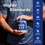 Orgain creatine monohydrate powder mixed in water