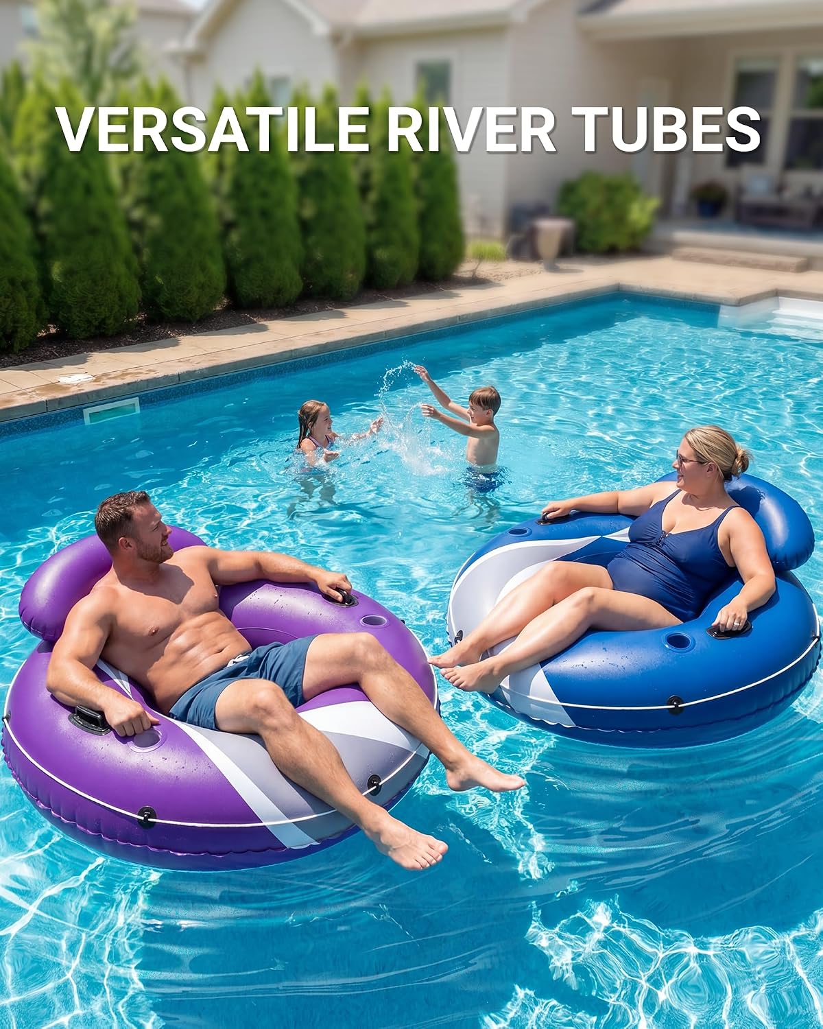 Pafolo 48 inch river tube fully inflated
