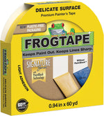 FrogTape Delicate Surface Painters Tape with PAINTBLOCK, 2 in Wide (1.88 in x 60 yd), Low Adhesion, Painting Tape Ideal for Freshly Painted Walls, Trim & Surfaces, Yellow, 1 Roll (280222) - Image 12