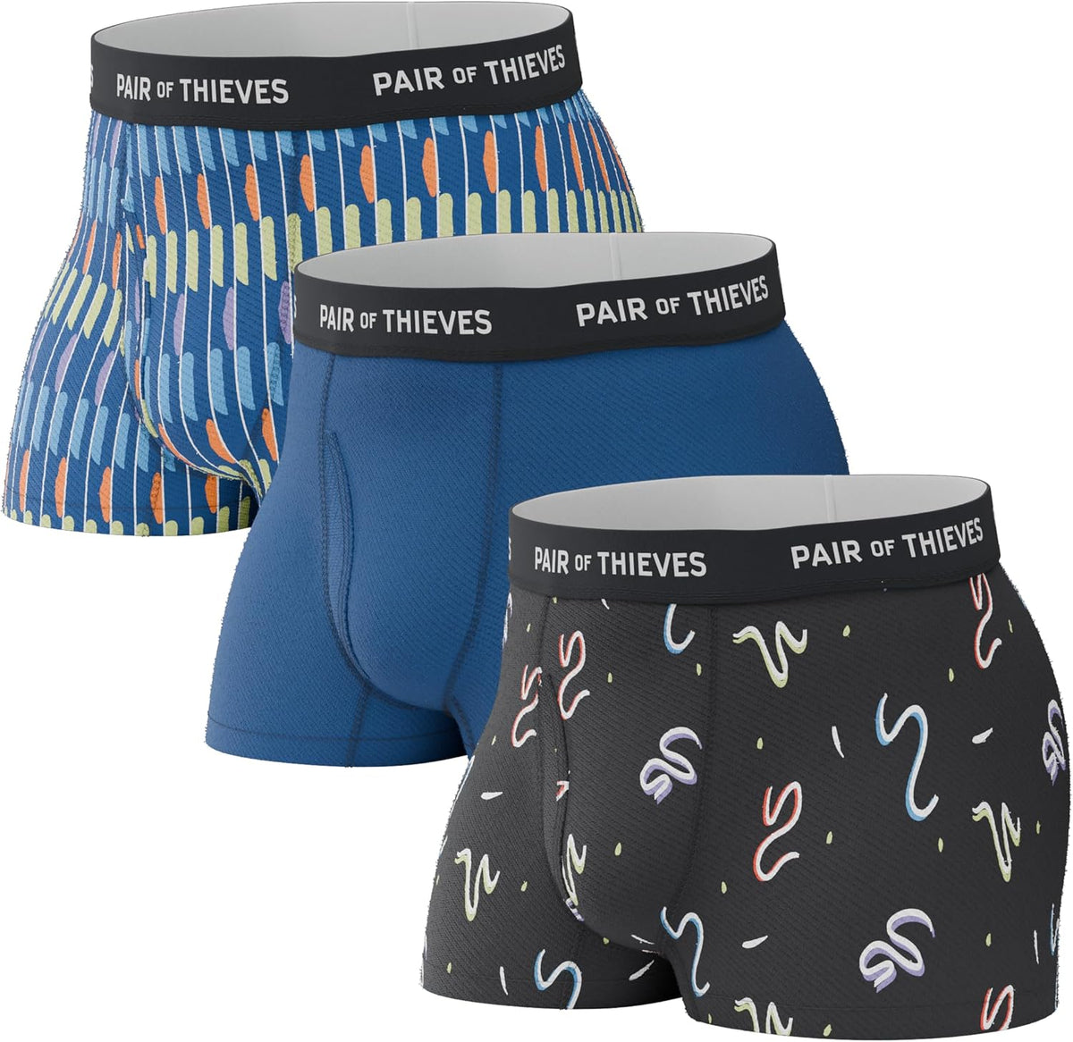 Pair of Thieves Men Super Fit Trunks | Underwear for Men | Breathable Mesh | Moisture Wicking, Daily Comfort - Image 12