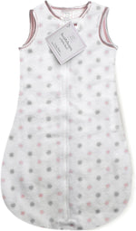 SwaddleDesigns plush sleeping sack front view wearable blanket
