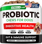 STRELLALAB Anal Gland Support Chews - Scoot Treatment - Digestive Enzymes, Prebiotics & Fiber Supplement for Dogs Digestion & Gut Health. Proprietary Blend of Beet, Psyllium, Dandelion & Pumpkin 120Ct - Image 14