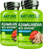NATURELO Ashwagandha Organic Root Powder - Natural Herbs Supplement for Fatigue, Stress Relief, Mood Enhancer - with Black Pepper Extract - 90 Vegan Capsules - Image 9