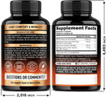 NutraHarmony turmeric supplement capsules 120 count bottle label