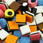 Two point two pound bulk packaging of premium imported gourmet licorice candy