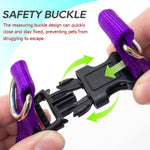 Side view of Ipravoci escape proof dog harness on dog