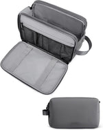 BAGSMART Toiletry Bag for Men, Travel Toiletry Organizer Dopp Kit Water-resistant Shaving Bag for Toiletries Accessories, Door Room Essentials,Navy Blue-medium - Image 9
