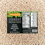 Smart For Life Edamame Soy Protein Puffs 3 pound box front view high protein snack