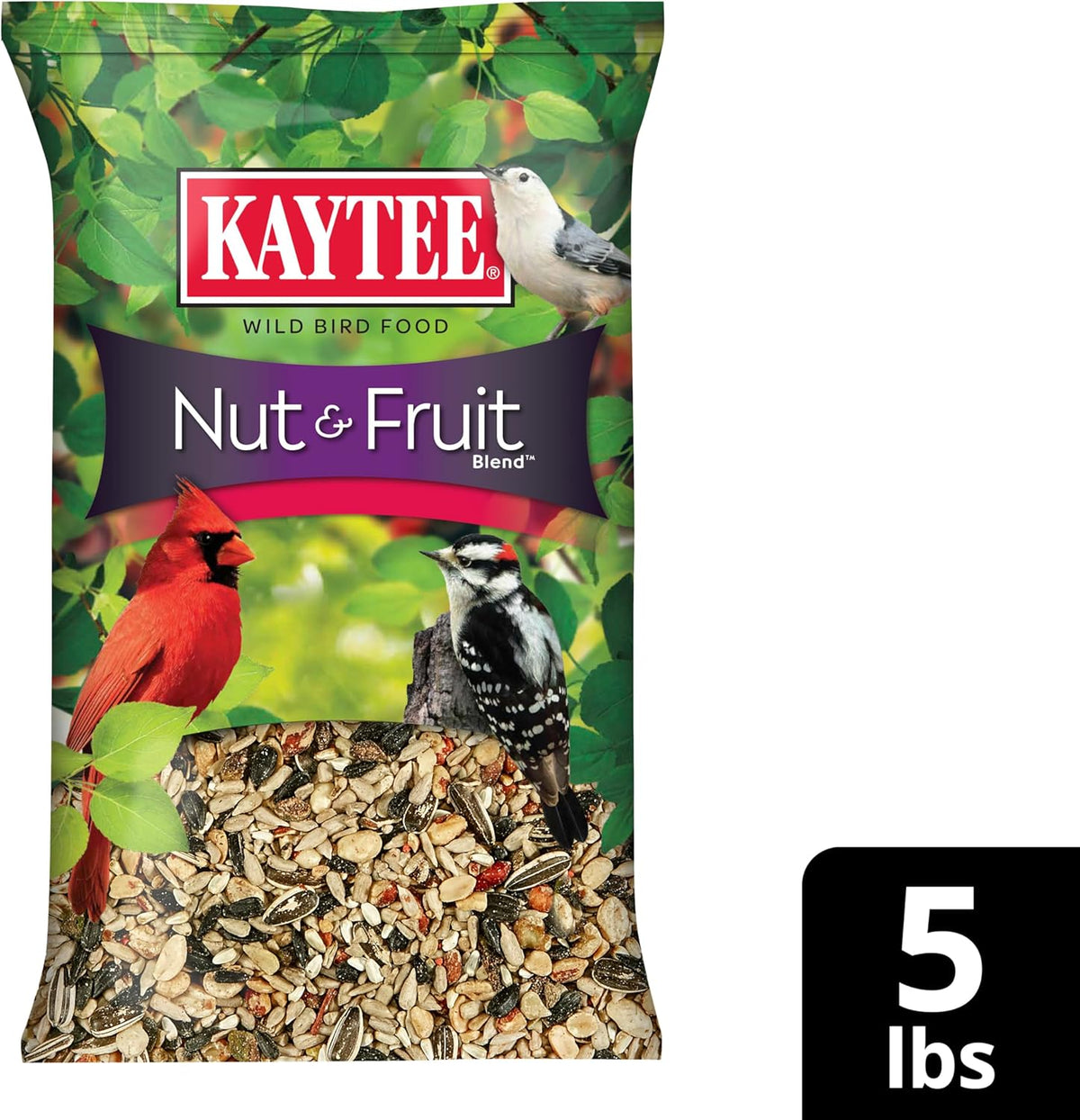 Kaytee Nut & Fruit Wild Bird Seed, 5 lb - Image 12