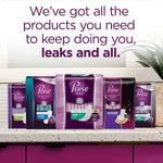 Poise postpartum care pad lifestyle packaging layout