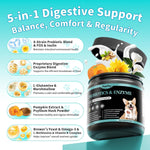 Authentic imported POPPAW digestive supplement packaging highlighting prebiotic and omega three benefits.