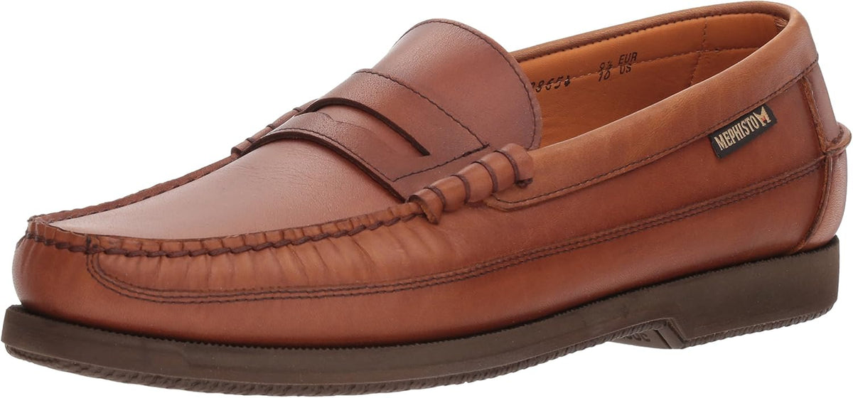 Mephisto Men's Cap Vert Penny Loafer sole and heel detail
