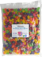 Colorful old fashioned soft panned chewy candy rainbow mix in a glass bowl