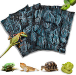 17.7x11.8in Rock Terrarium Background,3D Reptile Tank Background Board,Amphibian Stereo Backdrop Wall,Lizard Snake Gecko Spider Turtle Fish pet silo Background Decorative Panel(Grey) - Image 15