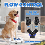 Bacoeng dog sprinkler outdoor metal fountain pedal detail