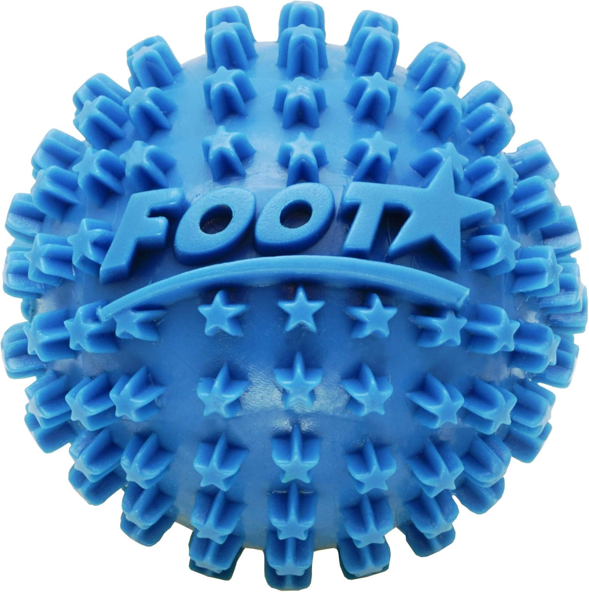 Body Back Foot Star massager ball blue front view for plantar fasciitis
