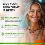 Nutraharmony Green Tea capsules close up view