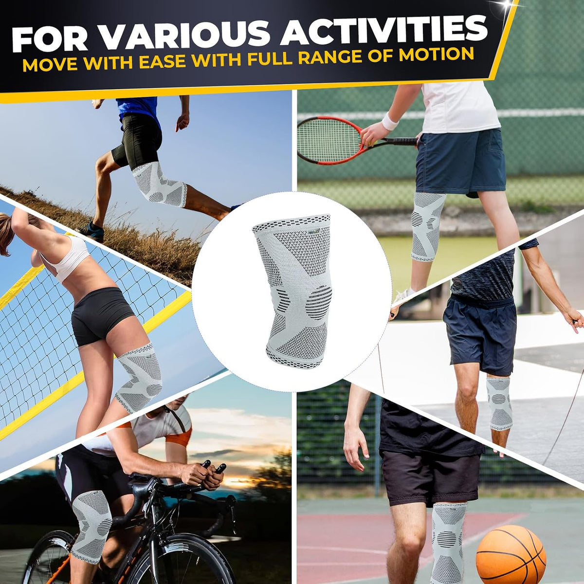 NEOtech Care bamboo fiber knee brace folded neatly to show compactness