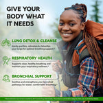 Nutraharmony respiratory health supplement ingredient panel