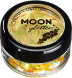 Moon Glitter Iridescent Chunky Glitter 100% Cosmetic Glitter for Face, Body, Nails, Hair and Lips - 0.10oz - Green - Image 14