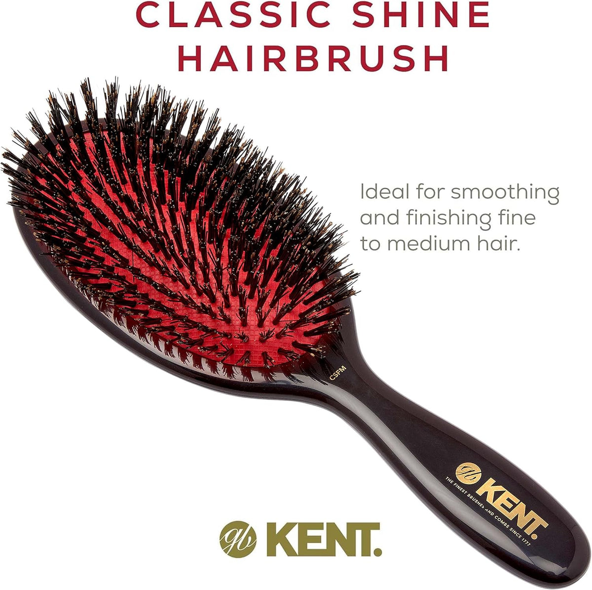 Natural black boar bristles close up view