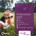 Waterproof monthly flea and tick spot on solution for large dogs
