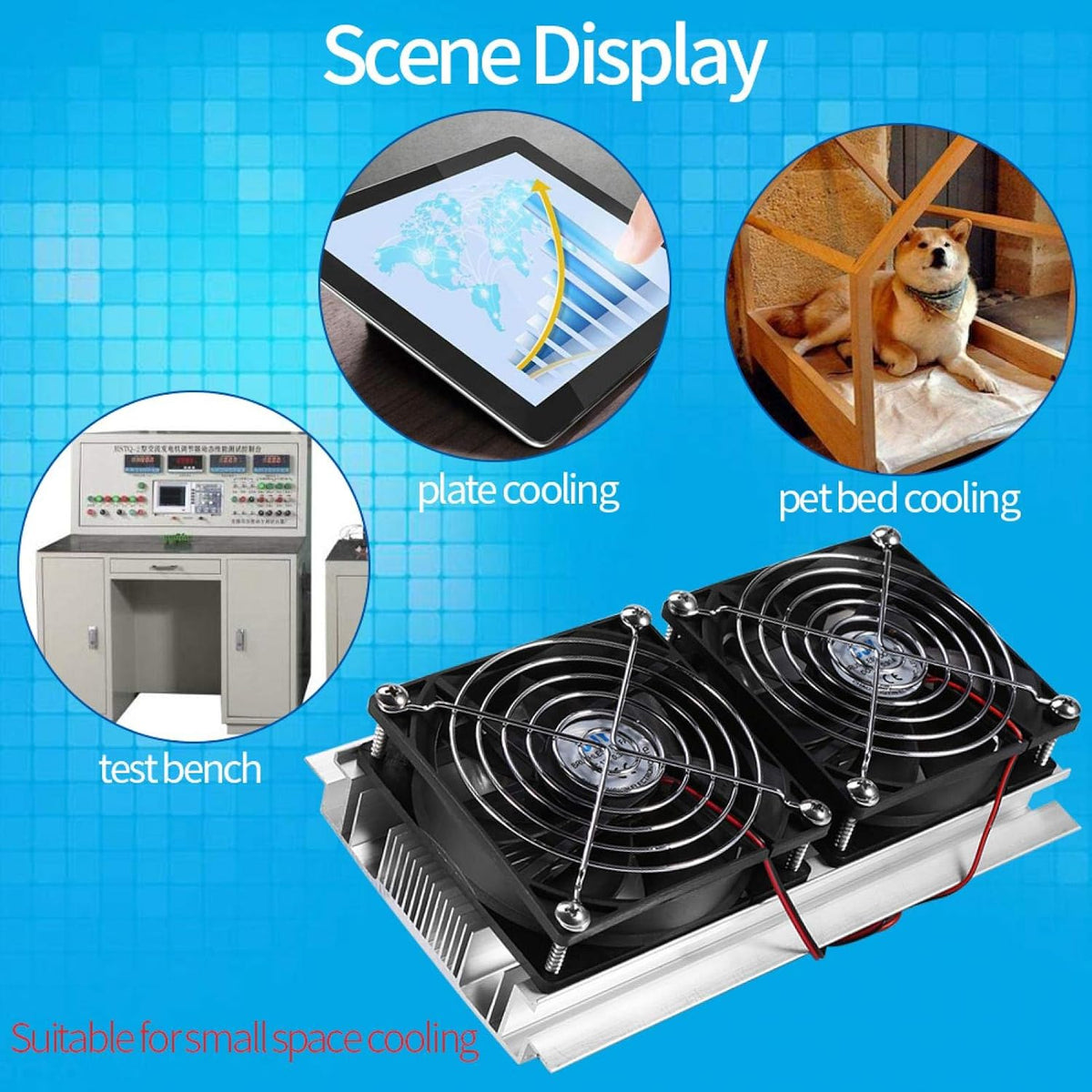 Vbestlife 120W cooling module aluminum heatsink radiator