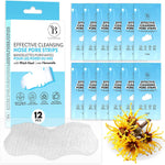 BLOOMORA Nose Pore Strips, Nose Blackhead Remover Strips with Witch Hazel, Pore Cleansing Strips & Whitehead Remover Strips, For a Visibly Cleaner, Smoother, Radiant-Looking Skin (24 pc) - GEN2 - Image 10