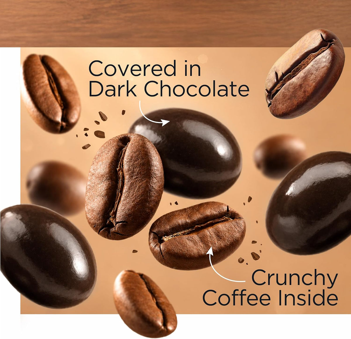 Dark Chocolate Covered Espresso Beans | 15 Ounce Bag | Coffee Candy Snack | Crunchy Roasted Coffee Beans in Rich Dark Chocolate for Snacking & Gifting - Image 5