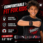 Accutime Spider-Man interactive watch main menu screen