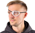 Optic Shop Hydrating Dry Eye Patch front view showing clear polycarbonate shield