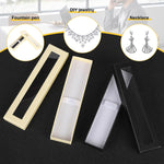 BUWUSMU transparent window lid pen presentation box detail