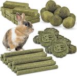 Handmade ERKOON Timothy hay biscuit snacks designed for guinea pigs and chinchillas