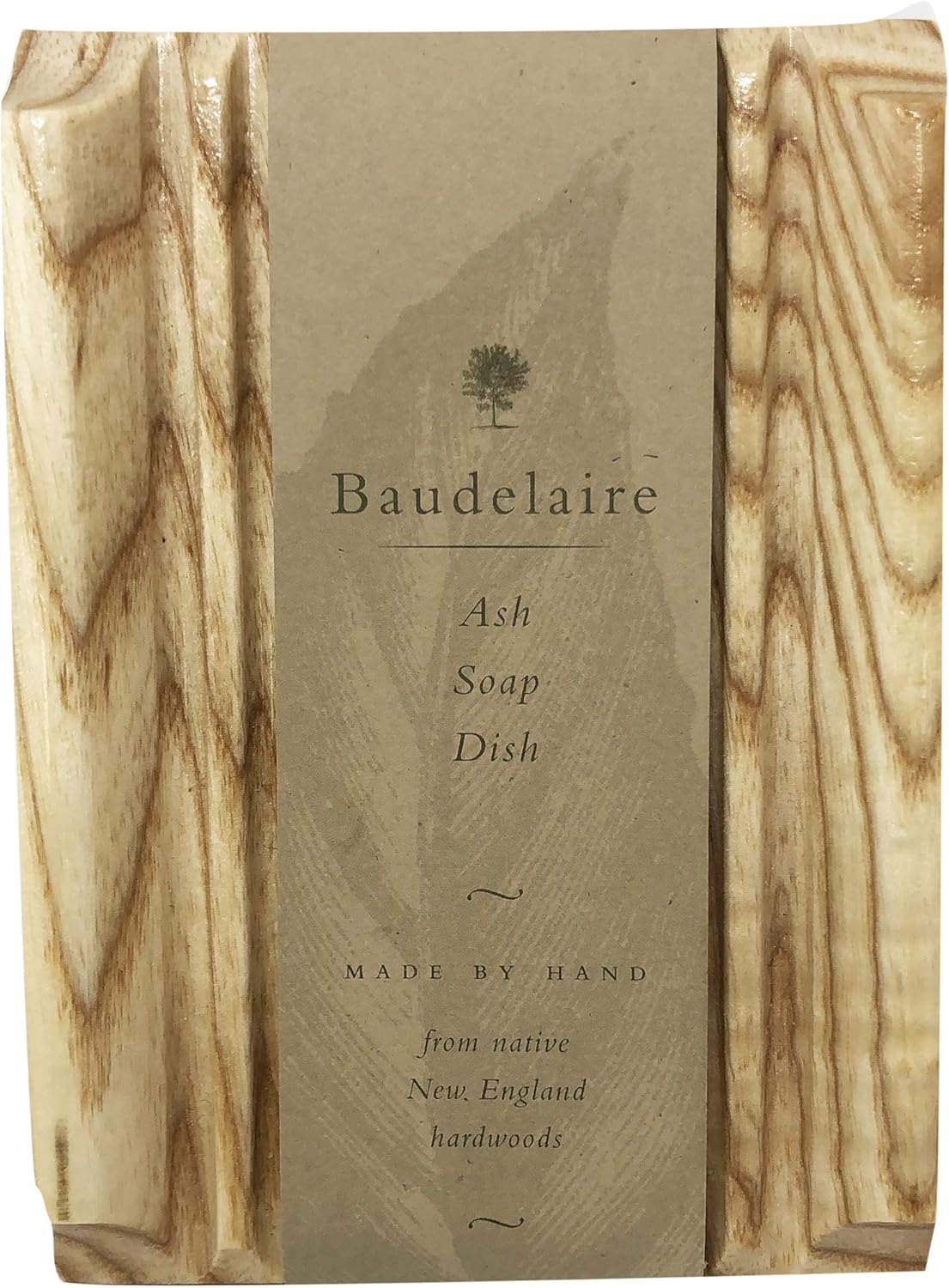 BAUDELAIRE Soap Dish Ash Regular Rectangle Ash, 1 EA - Image 1