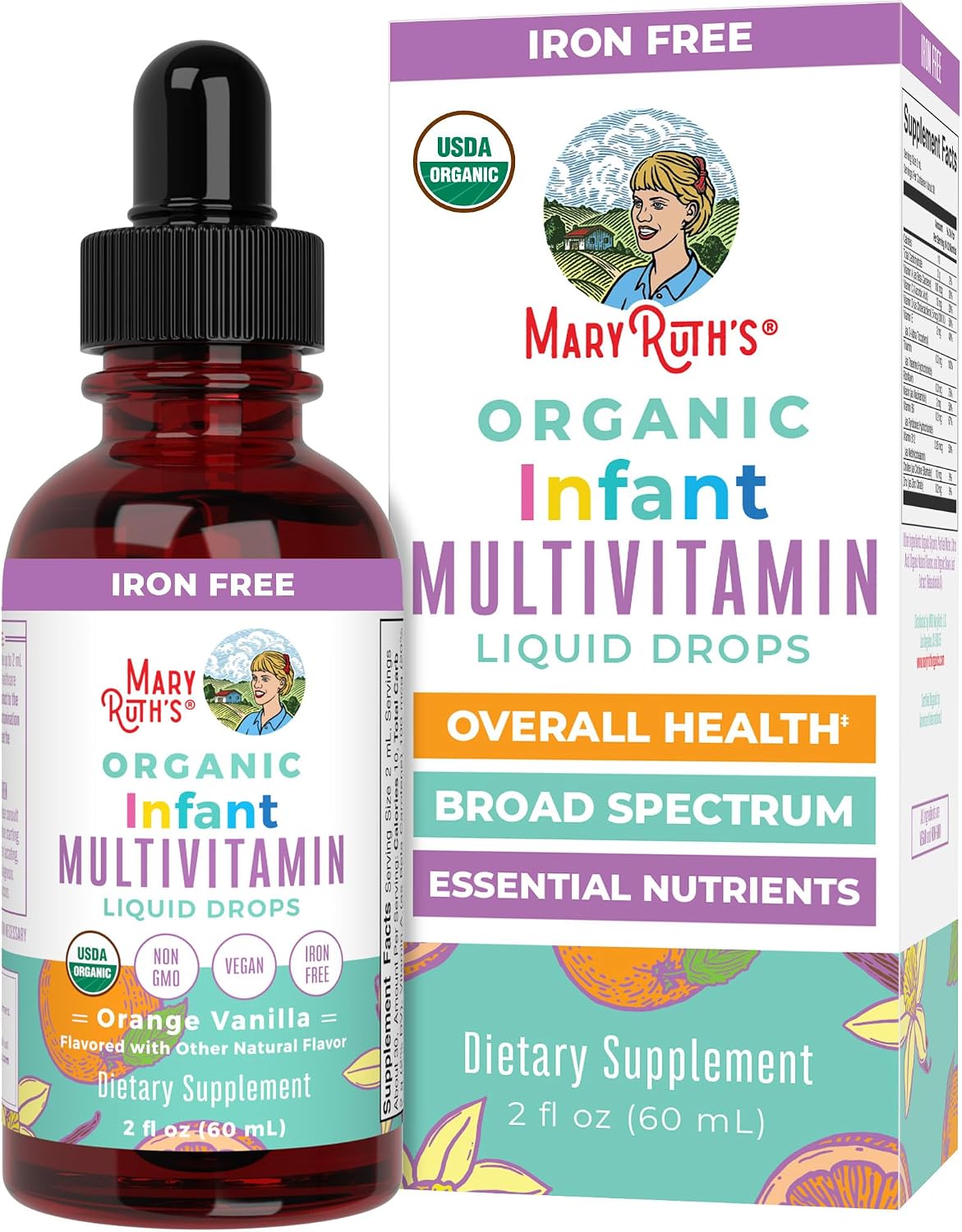 MaryRuth's Organic Toddler Multivitamin Drops,Vegan,Sugar Free,30 Servings | Vitamin A C D E B6 B12 Zinc, Healthy Growth Support, Immunity & Bone Health & Cognitive Function - Image 13