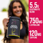 Authentic USA imported Rule 1 Energized Amino product display
