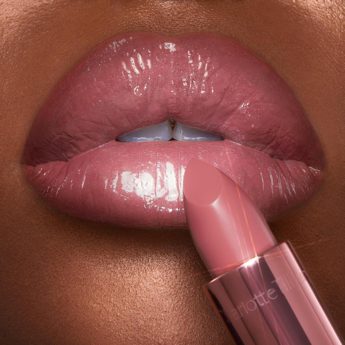 Charlotte Tilbury luminous finish lipstick for fuller looking lips