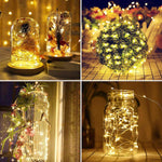 DAYLIGHTIR flexible copper wire wrapped around garden tree