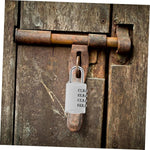 Veemoon Digital Code Lock Tactile Button Padlock for Gym Outdoor Luggage Gate Storage - Image 9