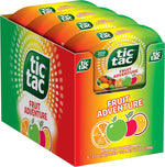 Tic Tac Fruit Adventure Mints eight pack front view for imported candy buyers