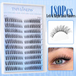 Natural Lash Clusters Wispy Cluster Eyelash Extensions Left&Right Cluster Lashes C Curl Individual Lashes Extension DIY Natural Eye Lash Clusters by TNFVLONEINS - Image 2