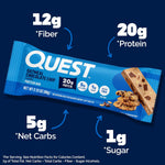 Individual foil wrapped protein bar package layout